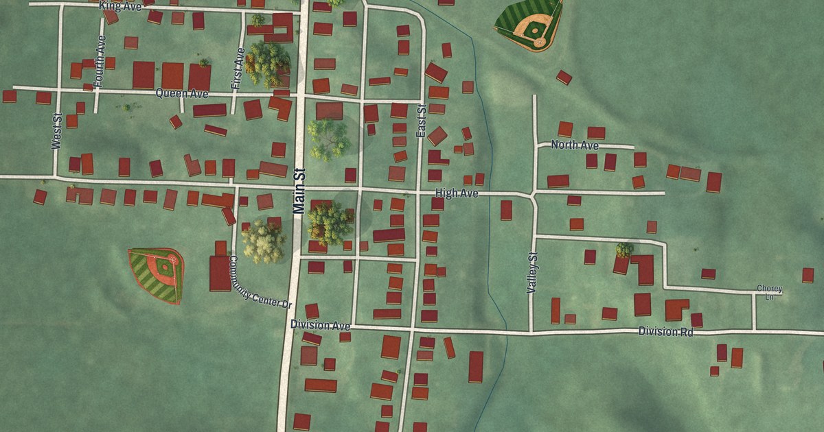 Map of Lore City, Ohio in 2026