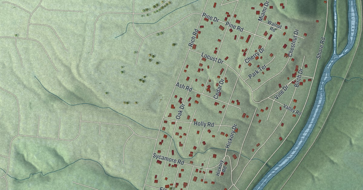 Map of Loveland Park, Ohio in 2026