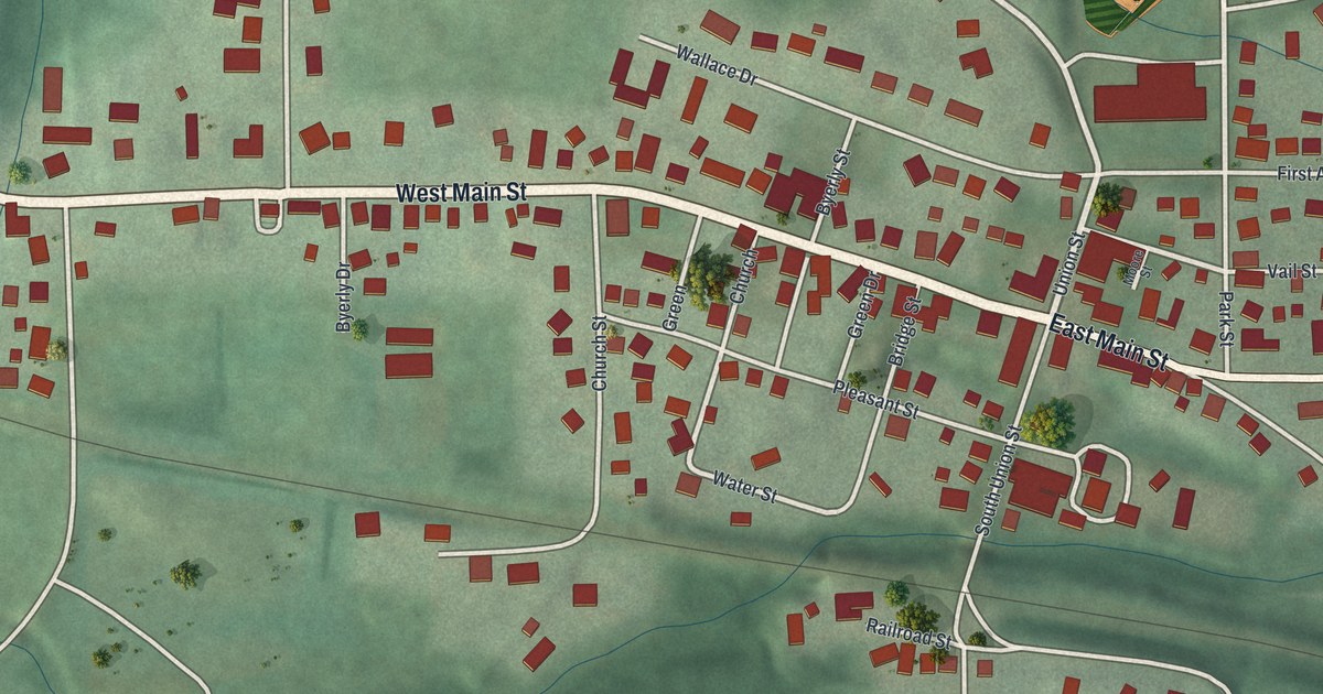 Map of Lucas, Ohio in 2026