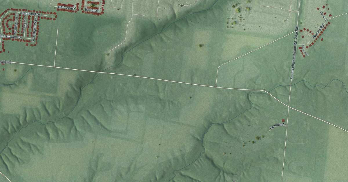 Map of Maineville, Ohio in 2026