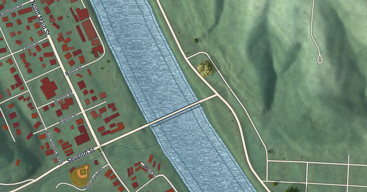 Map of Malta, Ohio in 2026