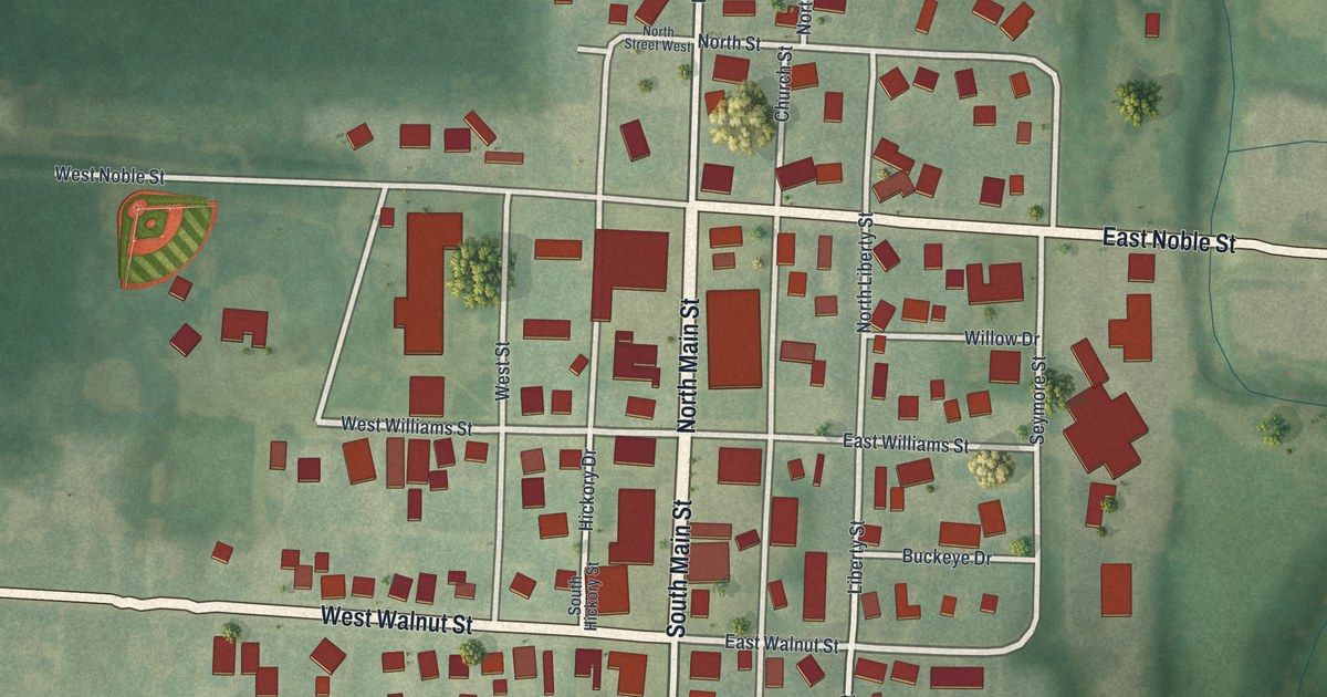 Map of Marengo, Ohio in 2026