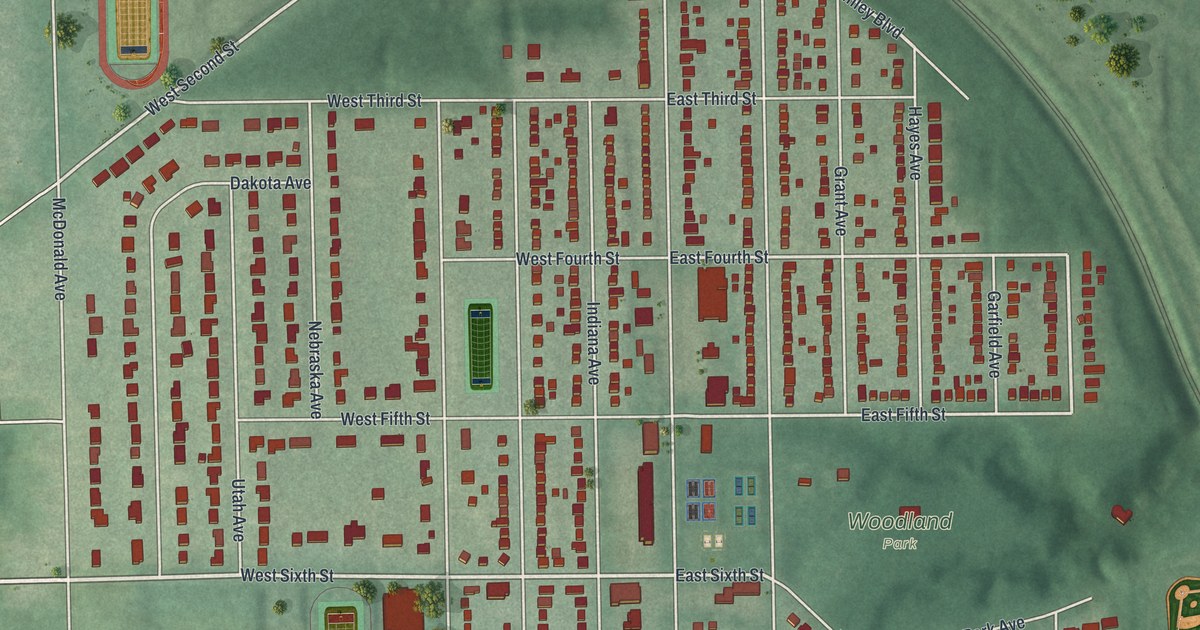 Map of McDonald, Ohio in 2026