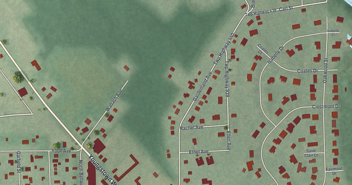 Map of McKinley Heights, Ohio in 2026