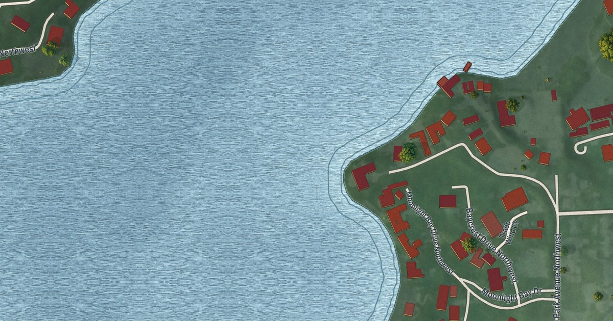 Map of Meyers Lake, Ohio in 2026