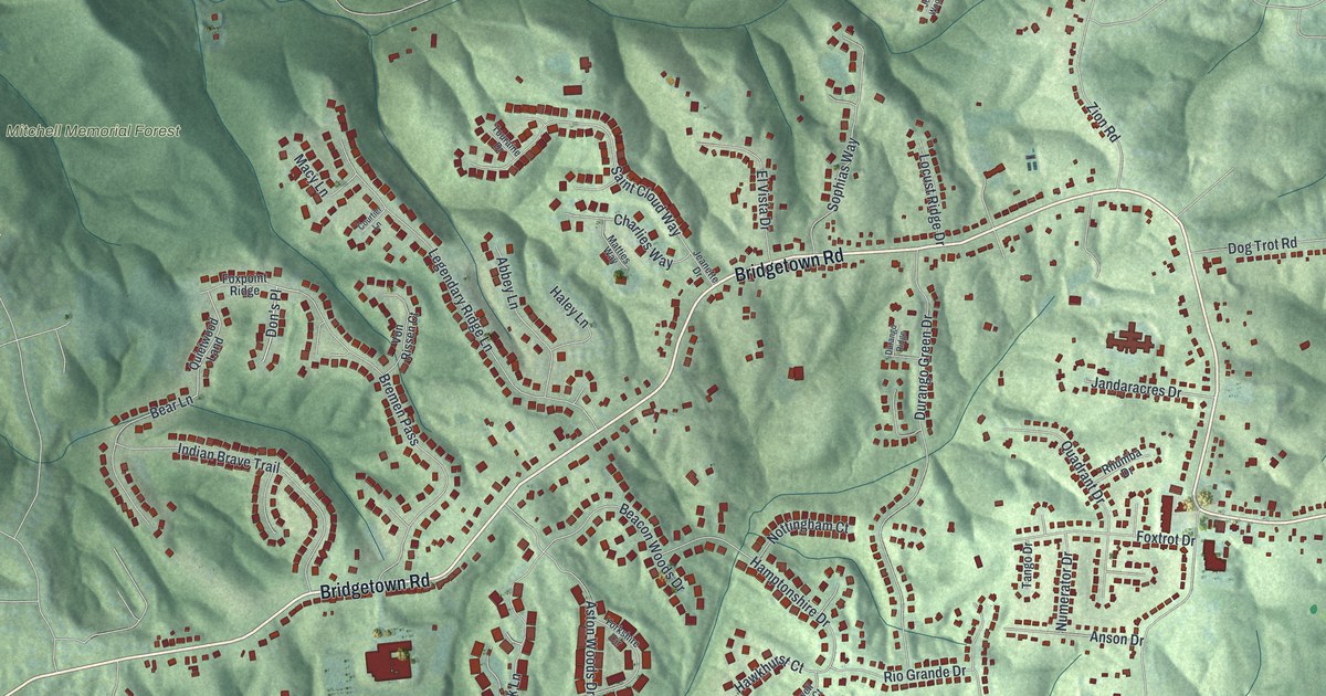 Map of Miami Heights, Ohio in 2026