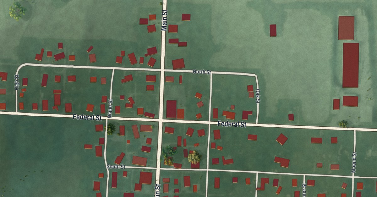 Map of Midway, Ohio in 2026
