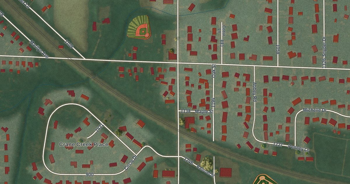 Map of Millbury, Ohio in 2026
