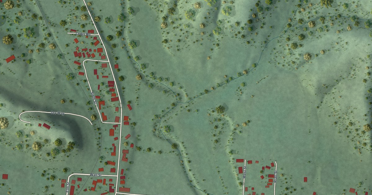 Map of Millfield, Ohio in 2026