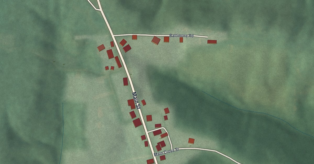 Map of Miltonsburg, Ohio in 2026