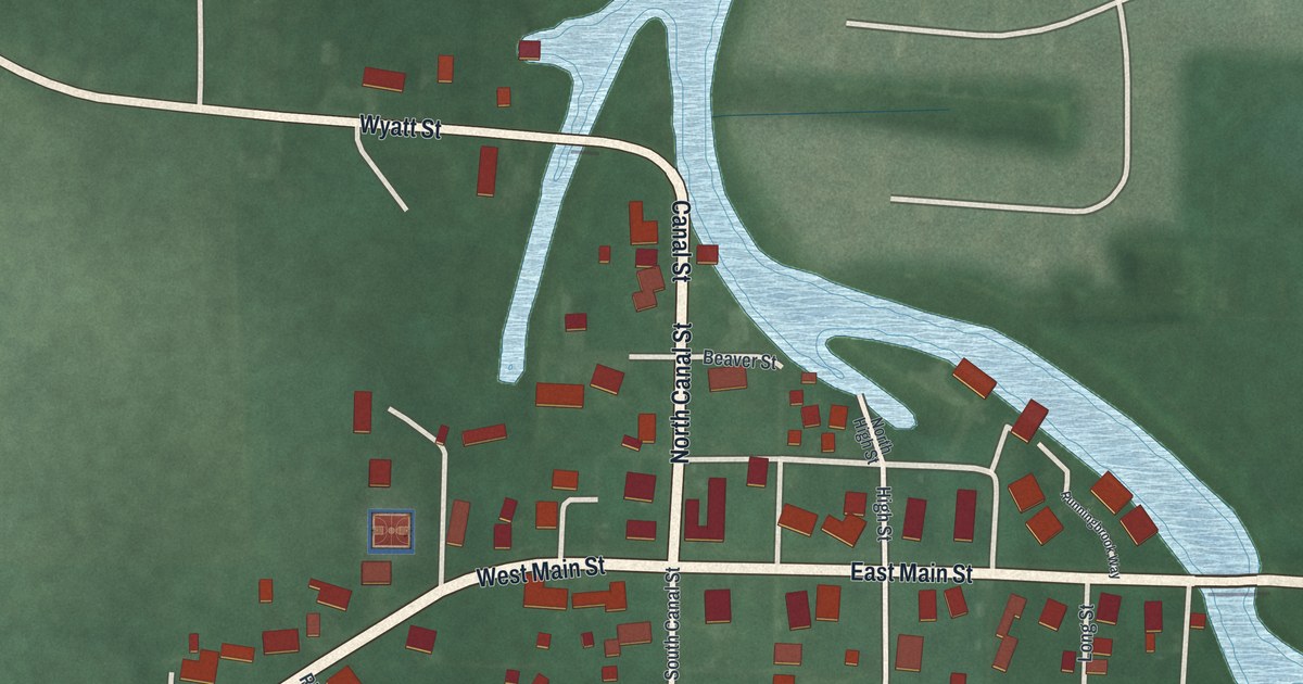 Map of Montezuma, Ohio in 2026