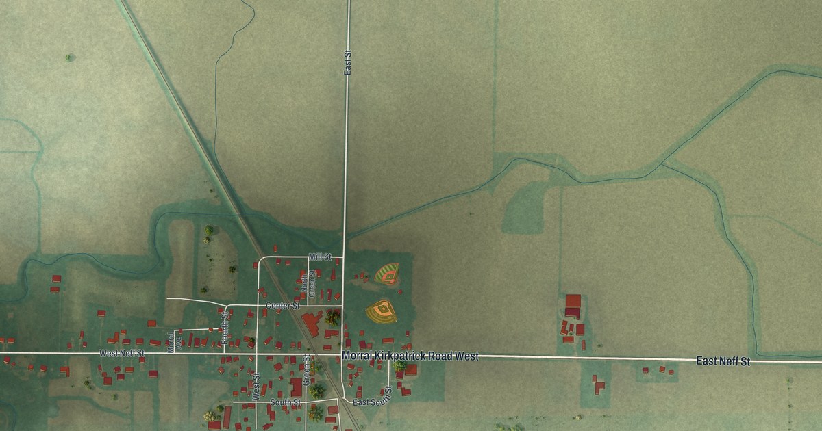 Map of Morral, Ohio in 2026