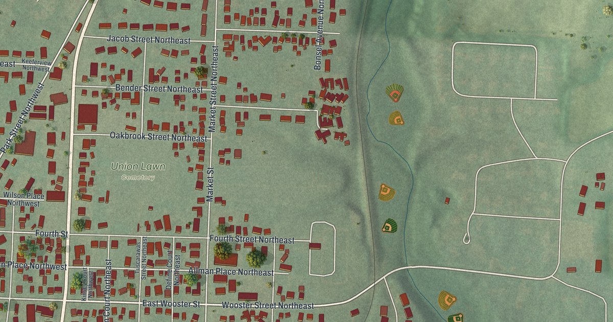 Map of Navarre, Ohio in 2026