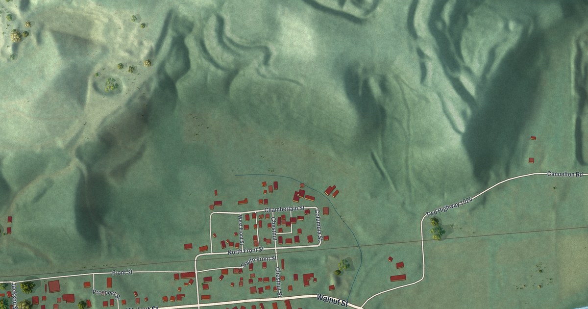 Map of Negley, Ohio in 2026