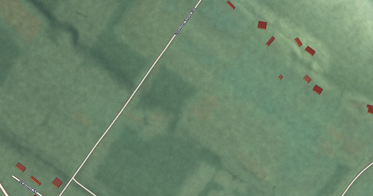 Map of Neville, Ohio in 2026