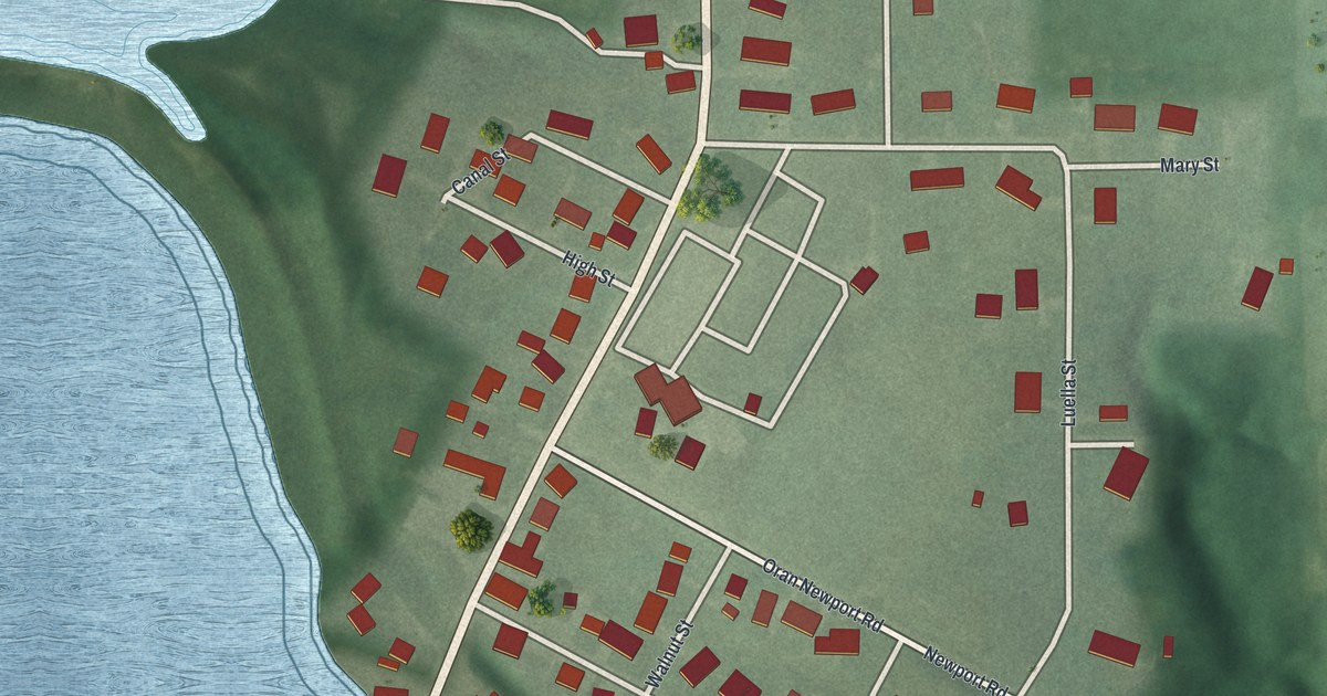 Map of Newport, Shelby County, Ohio in 2026