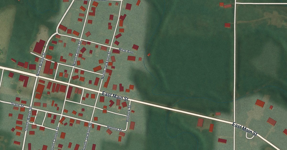 Map of Ney, Ohio in 2026
