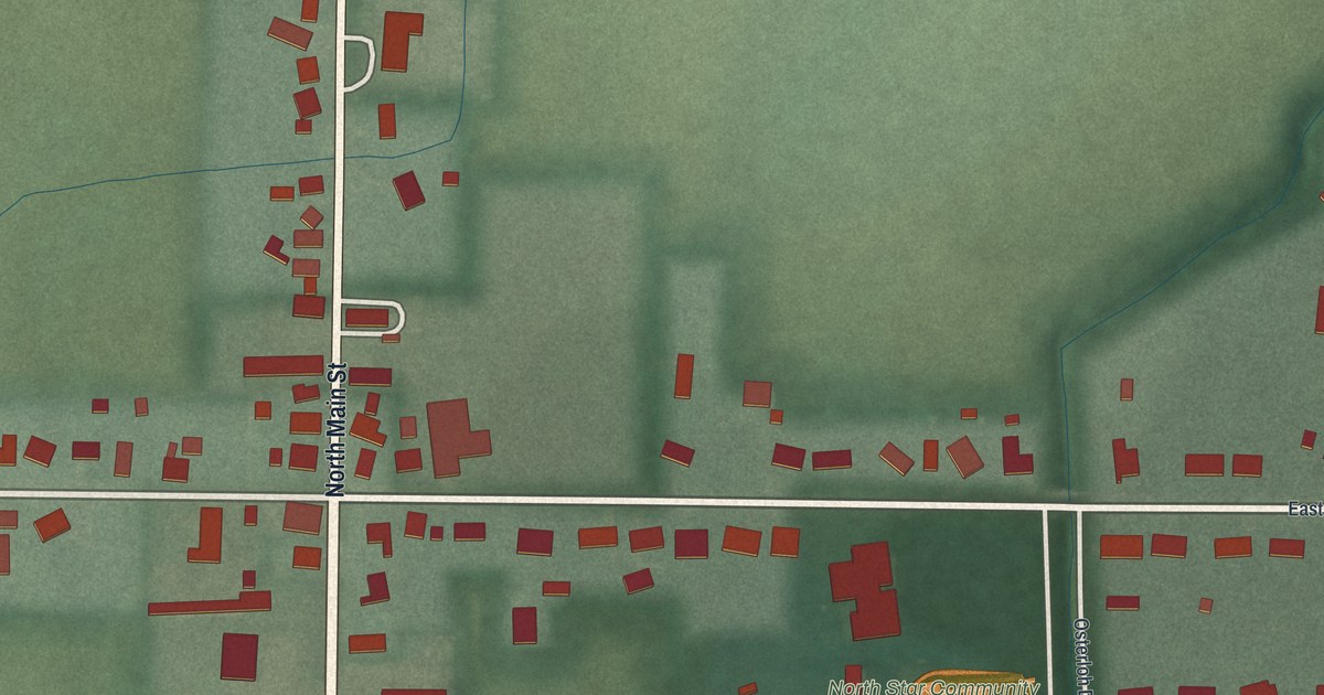 Map of North Star, Ohio in 2026