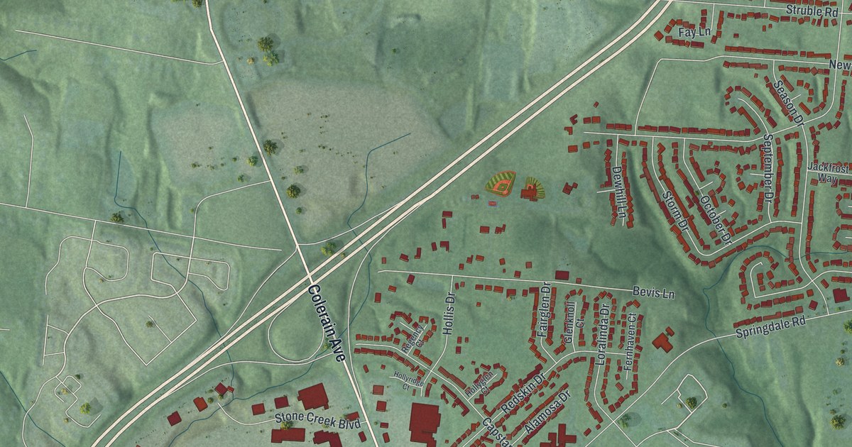 Map of Northgate, Ohio in 2026