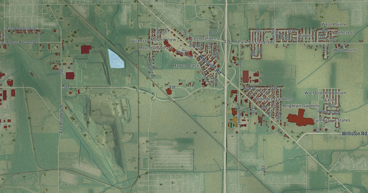 Map of Northwood, Ohio in 2026