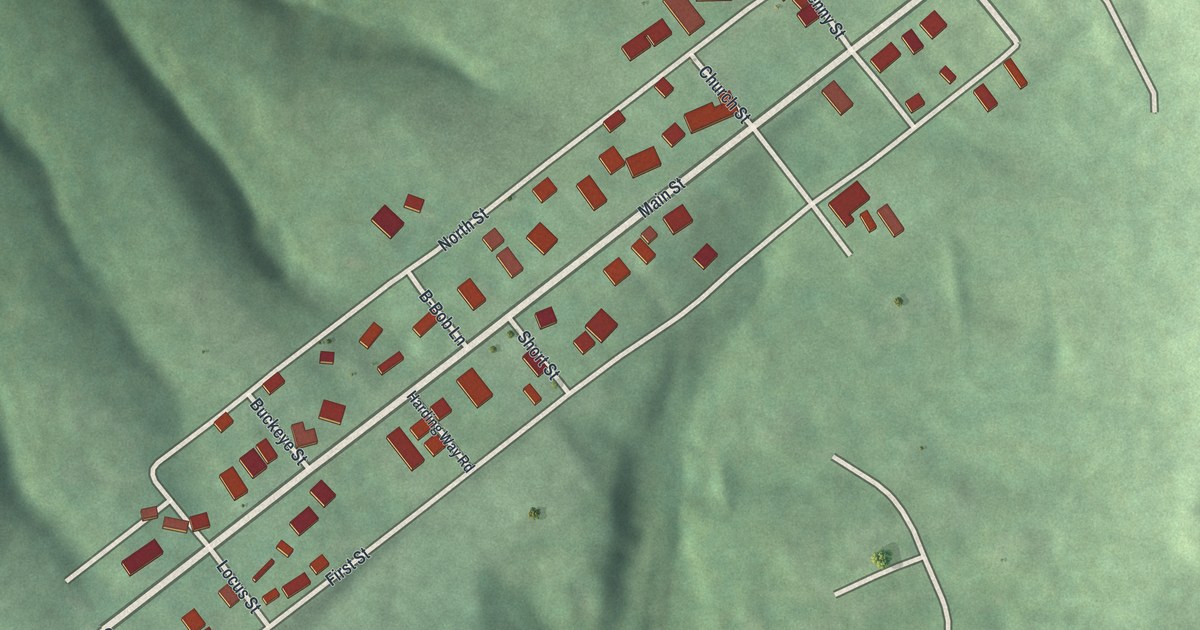 Map of Norwich, Ohio in 2026