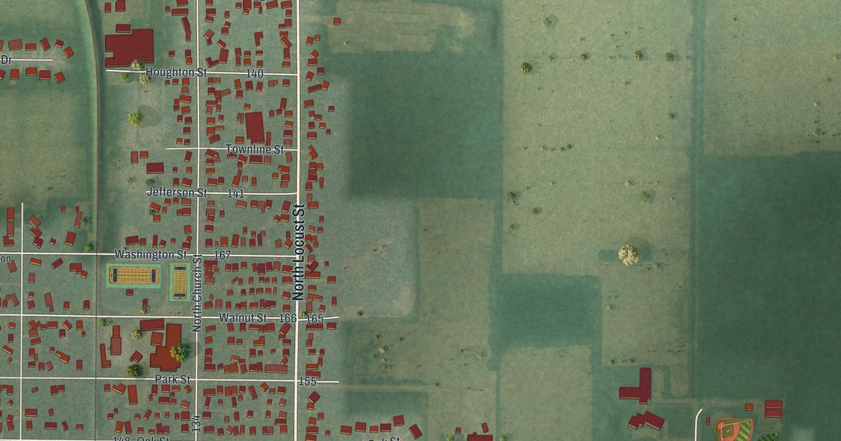 Map of Oak Harbor, Ohio in 2026