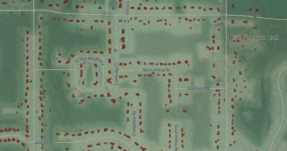 Map of Orange, Ohio in 2026