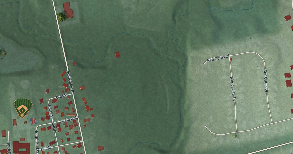 Map of Ostrander, Ohio in 2026