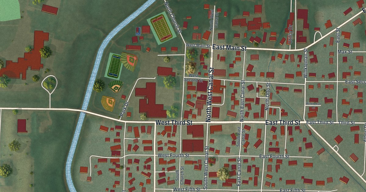 Map of Ottoville, Ohio in 2026