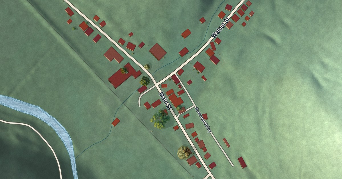Map of Otway, Ohio in 2026