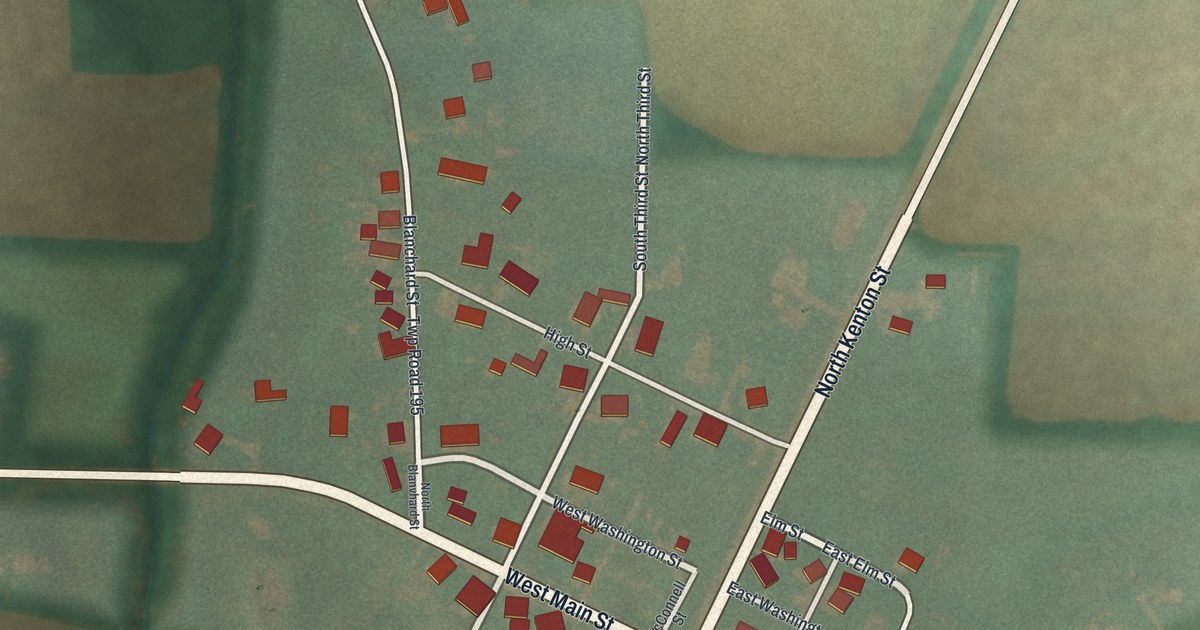 Map of Patterson, Ohio in 2026