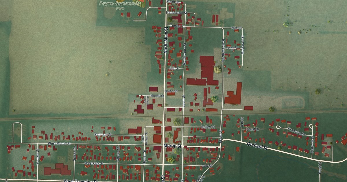 Map of Payne, Ohio in 2026