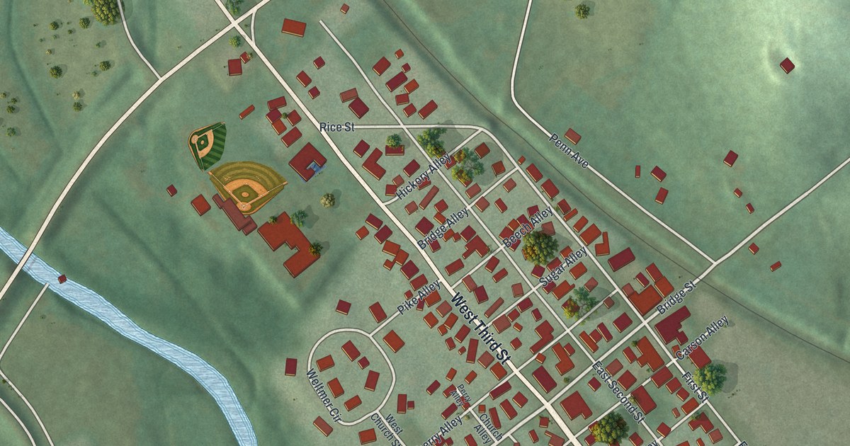 Map of Perrysville, Ohio in 2026