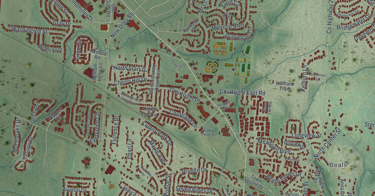 Map of Pickerington, Ohio in 2026