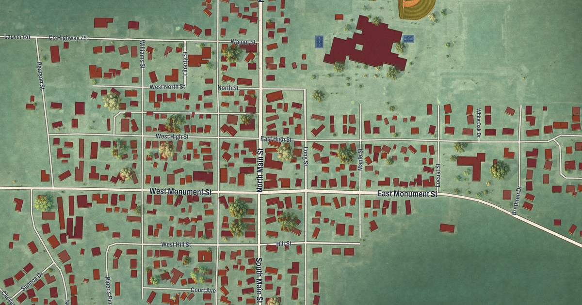 Map of Pleasant Hill, Ohio in 2026