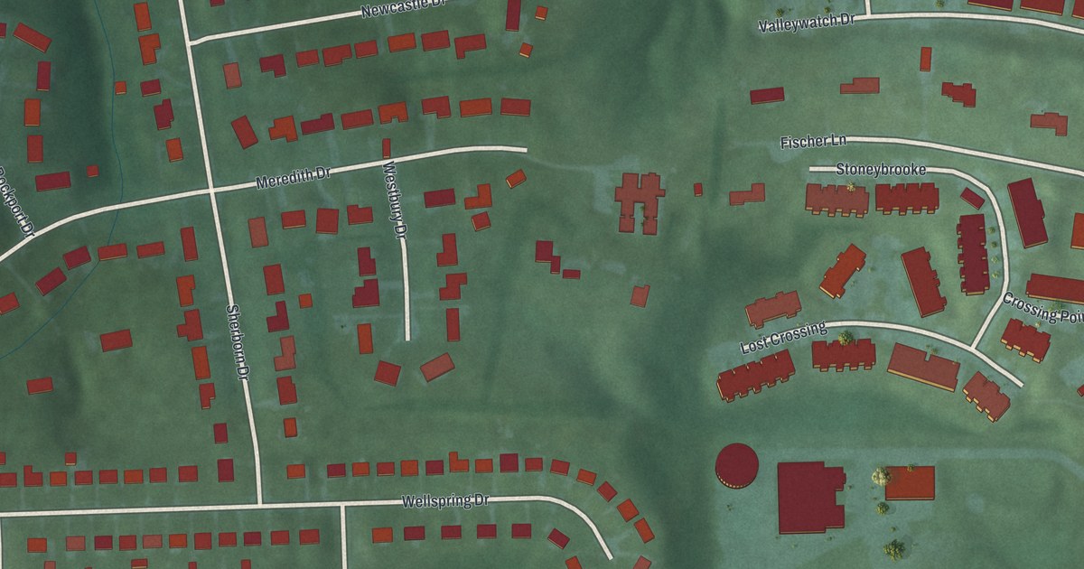 Map of Pleasant Hills, Ohio in 2026
