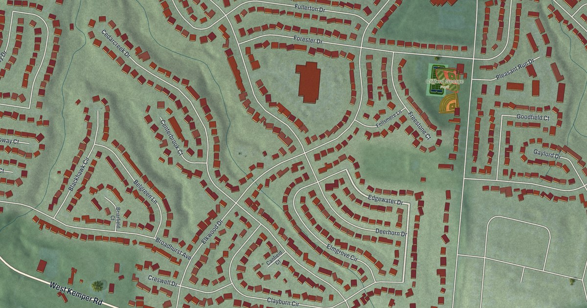 Map of Pleasant Run Farm, Ohio in 2026