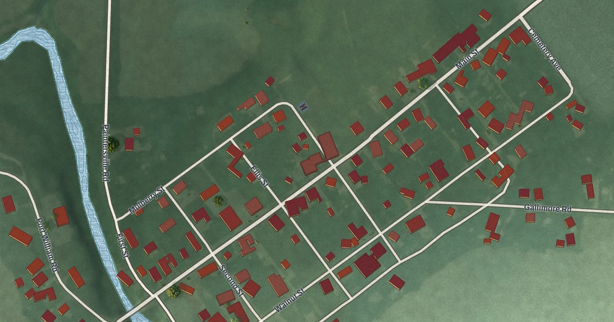 Map of Port William, Ohio in 2026