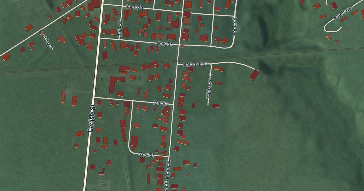 Map of Quincy, Ohio in 2026