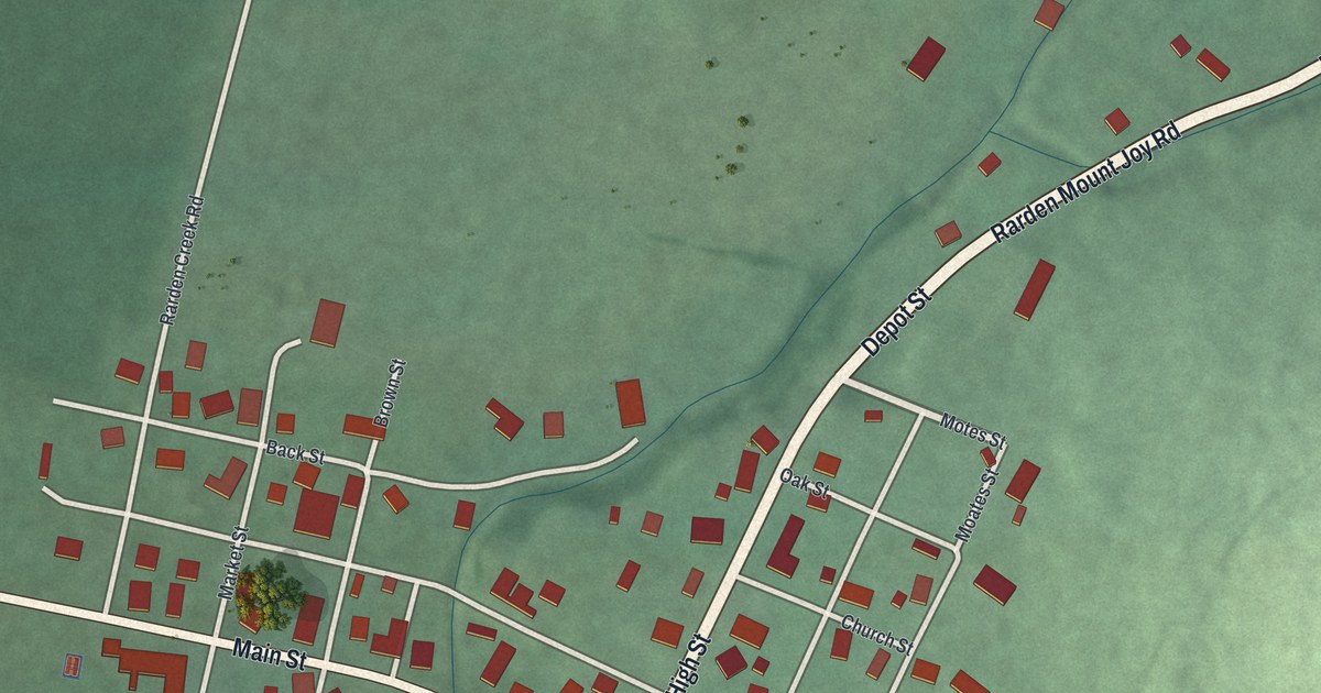 Map of Rarden, Ohio in 2026