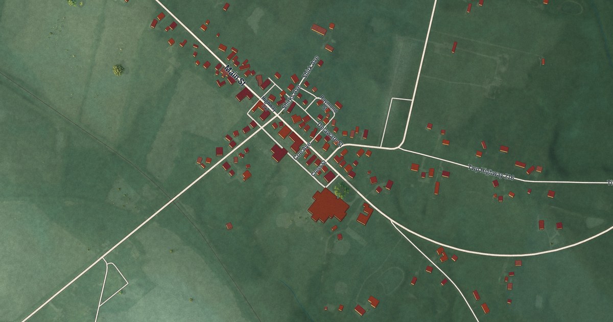 Map of Raymond, Ohio in 2026