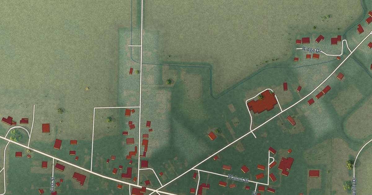 Map of Ridgeville Corners, Ohio in 2026