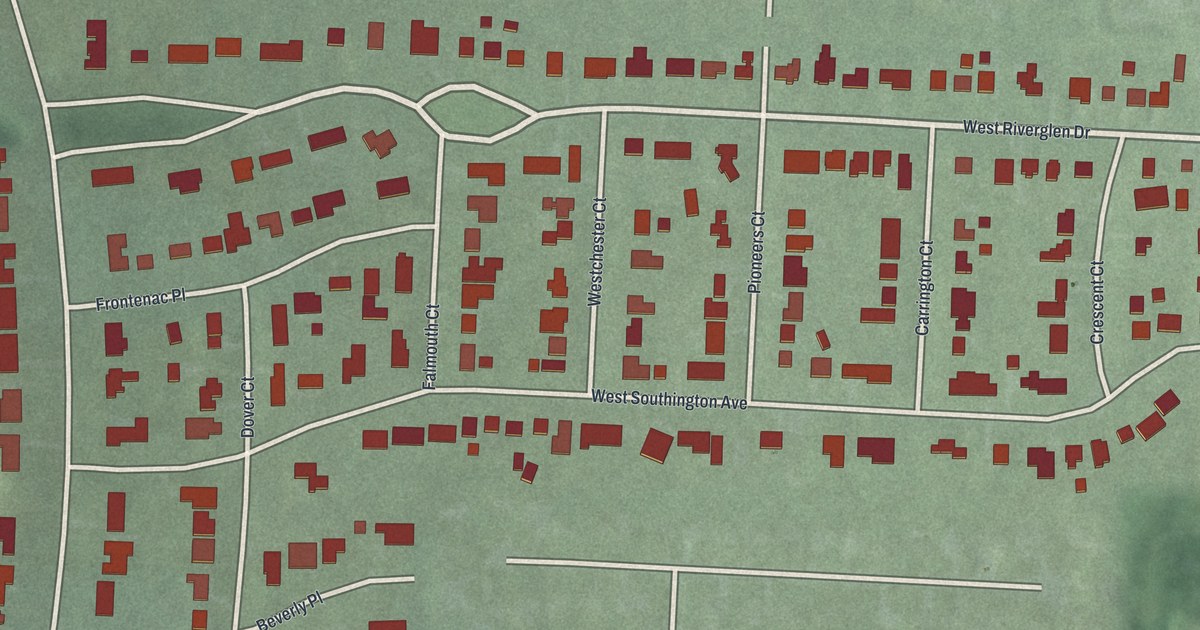 Map of Riverlea, Ohio in 2026
