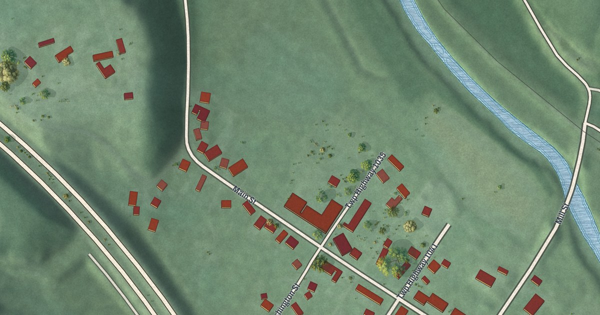 Map of Rockbridge, Ohio in 2026