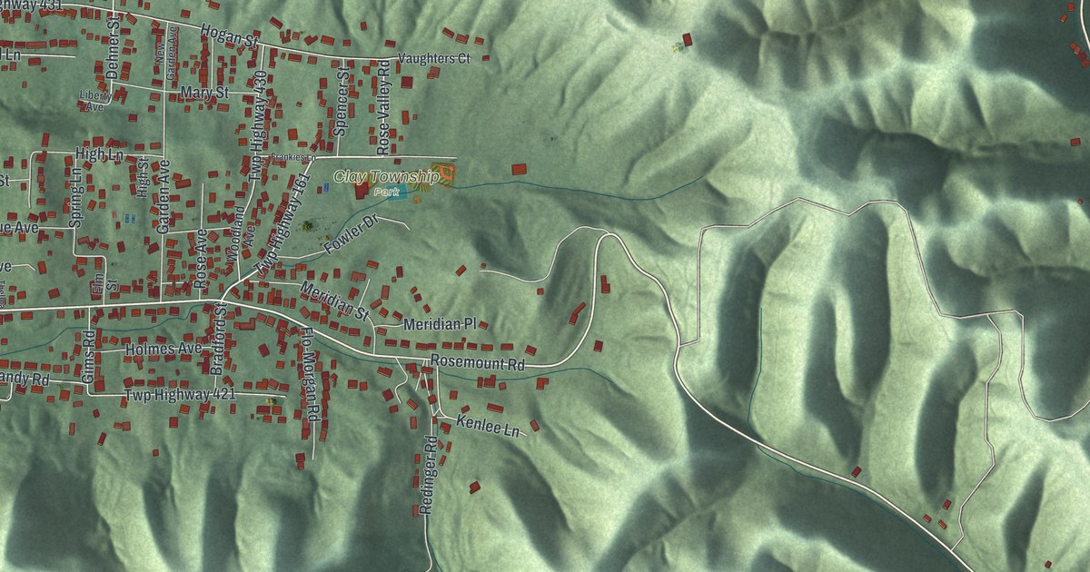 Map of Rosemount, Ohio in 2026