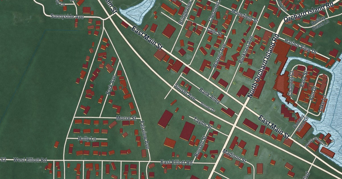 Map of Russells Point, Ohio in 2026