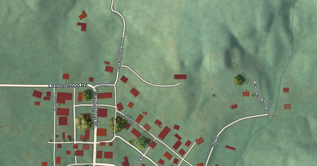 Map of Salesville, Ohio in 2026