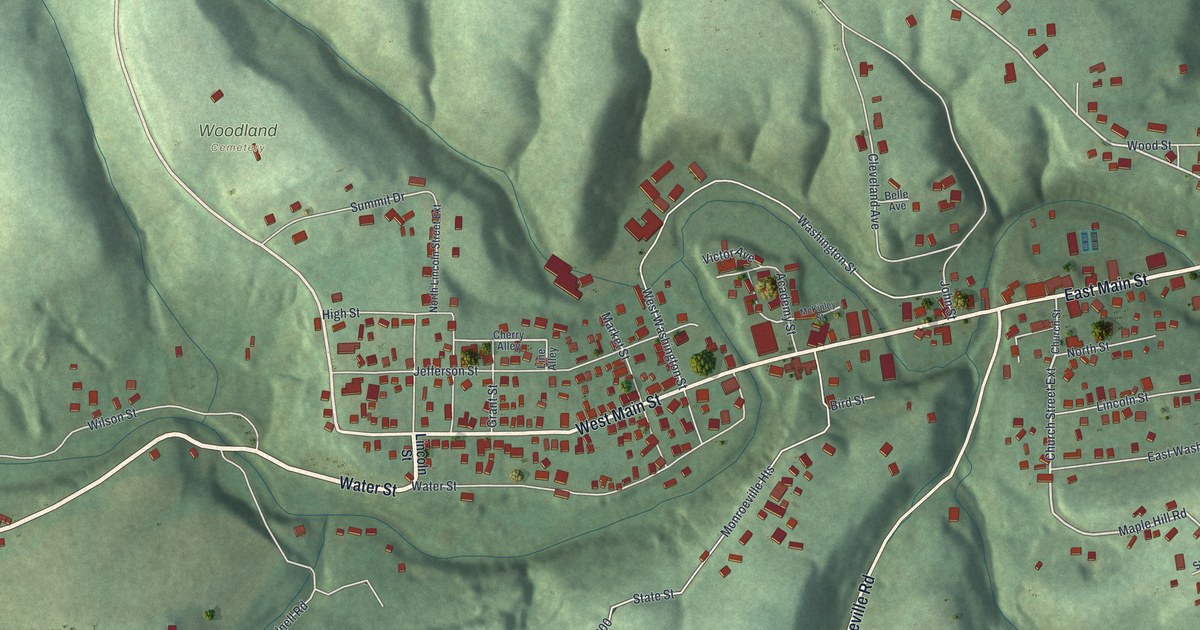 Map of Salineville, Ohio in 2026
