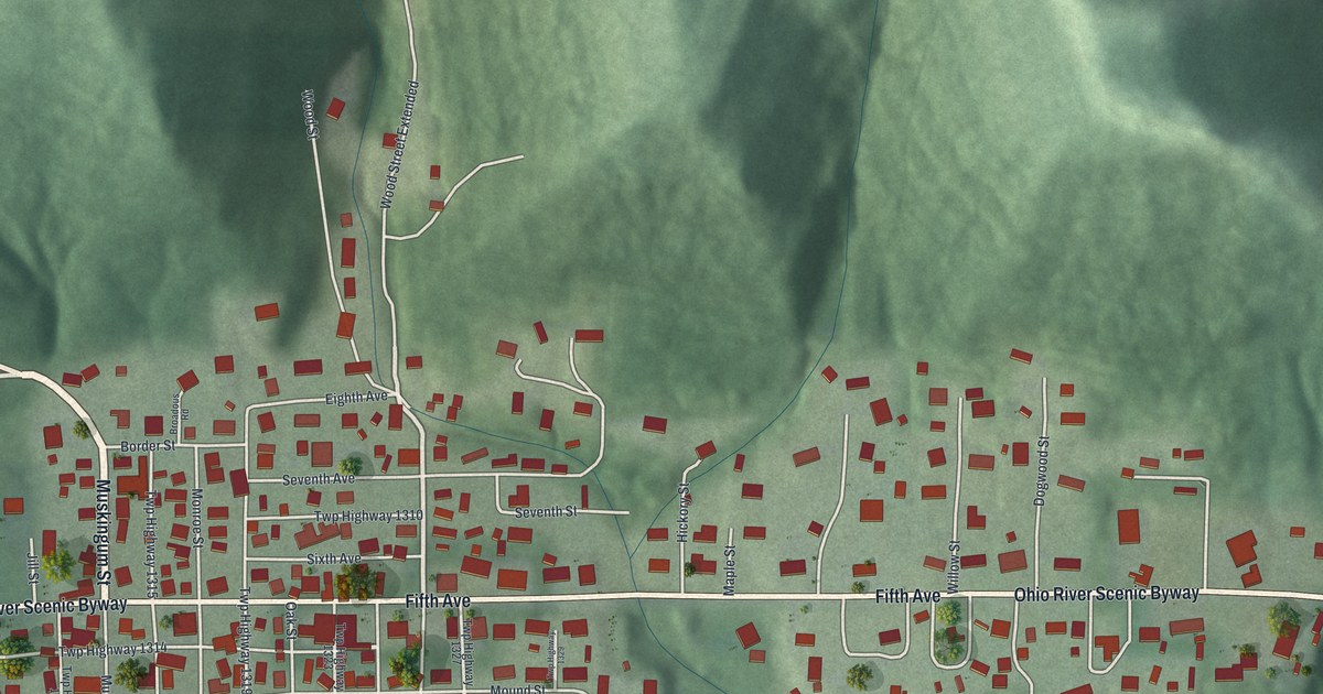 Map of Sardis, Ohio in 2026