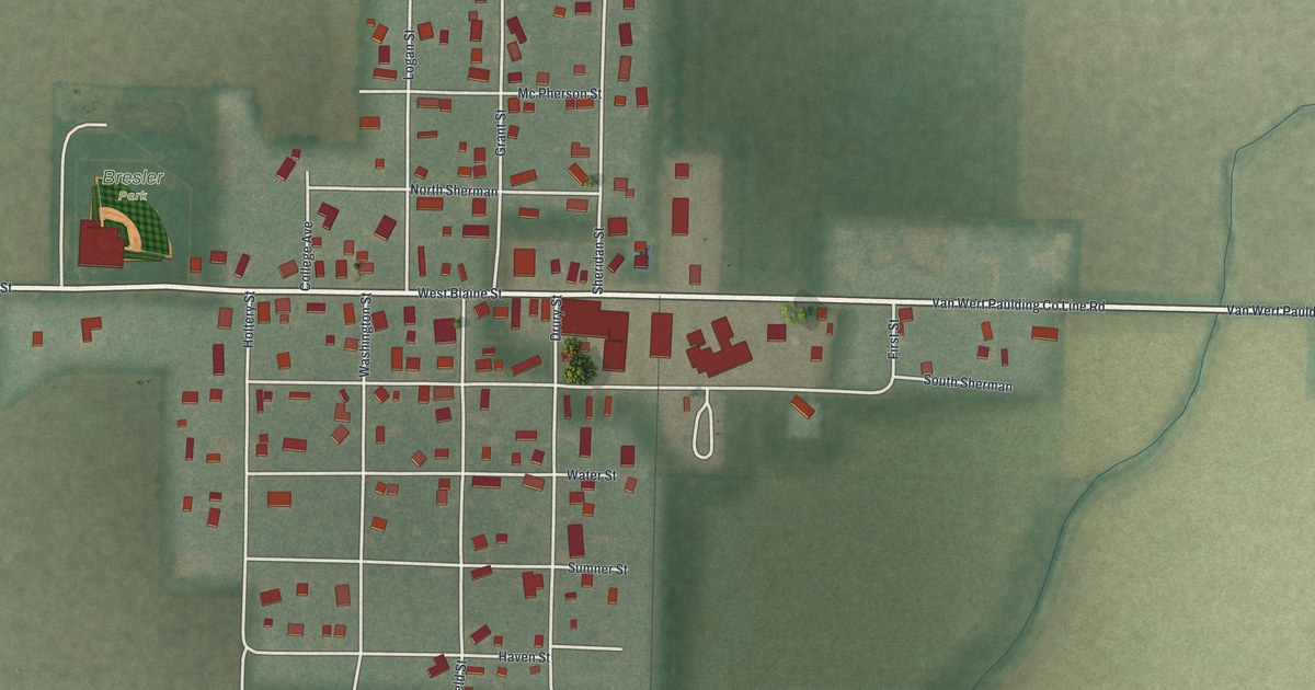 Map of Scott, Ohio in 2026